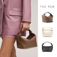 Th * Ro * W Cowhide Premium Texture Lunch Box Water Bucket Bag Womens Genuine Leather Handbag