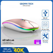 Chuột không dây Bluetooth tự sạc pin GrownTech Inphic M1P không tiếng