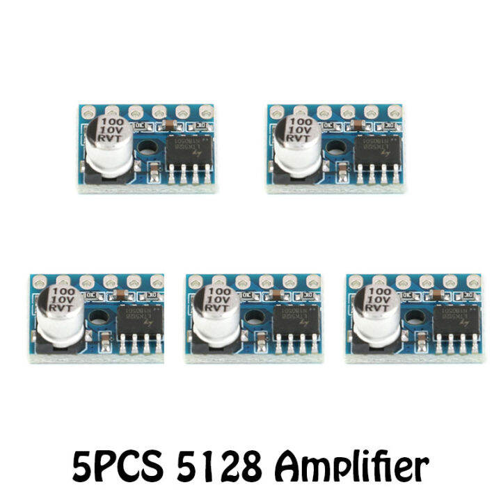 5pcs Mono 5W 5128 Digital Audio Amplifier Board Low Distortion Single Power Supply Class D