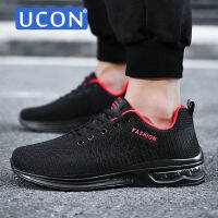 UCON รองเท้าตาข่ายใส่สบายสำหรับผู้ชาย,ใหม่เทรนด์ลำลองแฟชั่นระบายอากาศได้กลางแจ้งถนนลำลองผ้าตาข่ายเบาขนาด38-47