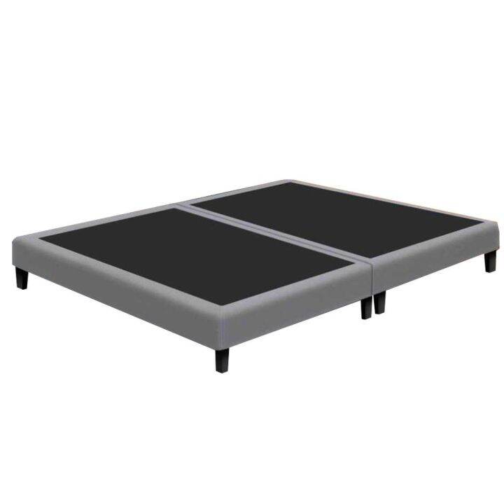 LBBF333B Budget Structure Dark Grey Fabric Divan Bed Base only Lazada