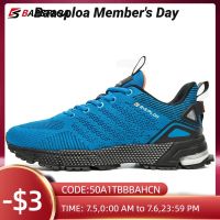 Baasploa Men Running Shoes Lightweight Sport Shoes for Men Mesh Breathable Casual Sneakers Non-Slip Outdoor 2023 New Arrival