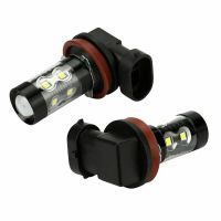 หลอดไฟไฟตัดหมอก H8/H9/H11 10smd 2835สีขาวรถ Led ไฟอัตโนมัติ