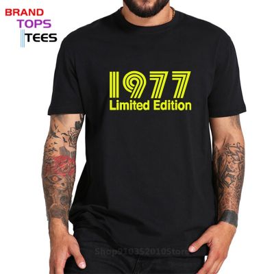 70S Clothing Limited Edition 1977 T Shirt Men Born In 1977 T-Shirt Made In 1977 Tshirt Father Birthday Gift Tee Shirt
