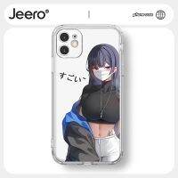 Jeero เคสไอโฟน เคสซิลิโคนนุ่มกันกระแทกการ์ตูนอนิเมะตลก เคสโทรศัพท์ Compatible for iPhone 14 13 12 11 Pro Max SE 2020 X XR XS ip 8 7 Plus HFF1679