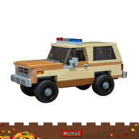 WUHUI ชุดบล็อคก่อสร้าง MOC-118520ของเล่นแปลกๆ: Kids Toys อิฐก่อสร้างเชฟโรเลตจิมฮาเปอร์สำหรับเด็กหญิงเด็กชายแม่เหล็กรถไฟแบรนด์