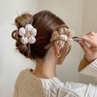 【YF】☽  2023 Claw Clip Wool Hair Claws Hairpins Headwear Korean Fashion Accessories