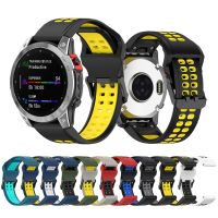 ☁☢☊ 20 22 26mm silikonowy pasek do zegarków pasek do zegarka Garmin Fenix 7 7X 7S 6 6X 6S 6Pro 5 5X 5Plus 3HR 945 935 Smartwatch QuickFit bransoletka