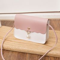 【CW】 Fashion Simply Leather Crossbody Color Shoulder Messenger Pendant Small Handbag