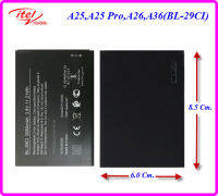 แบตเตอรี่ สำหรับ iTel A25,A25 Pro,A26,A36 BL-29CI(6.0x8.5 Cm.)