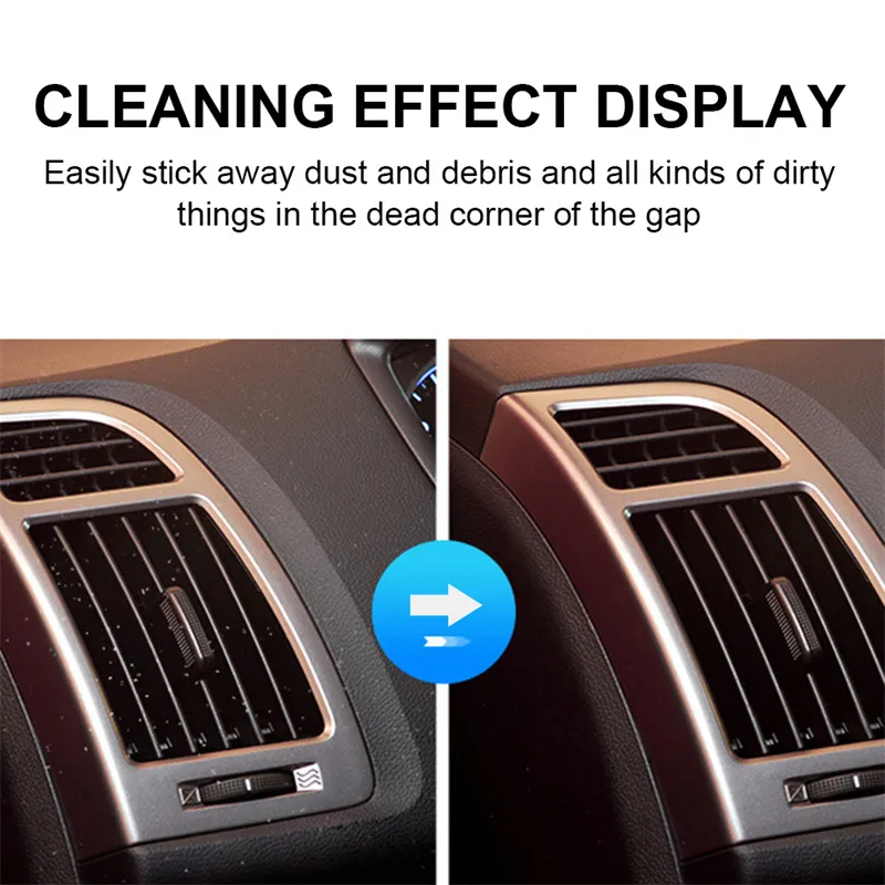 2pcs Multi-functional Cleaning Gel For Universal Car Gap Cleaner Air Vent  Interior Detail Cleaning Mud, Can Be Used To Clean Keyboard, Car Vent, Pc,  Laptop, Camera