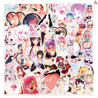 Bangqi 50pcs Cartoon Sexy Girls Ahegao Stickers For Laptop Adesivos Supplies Sticker