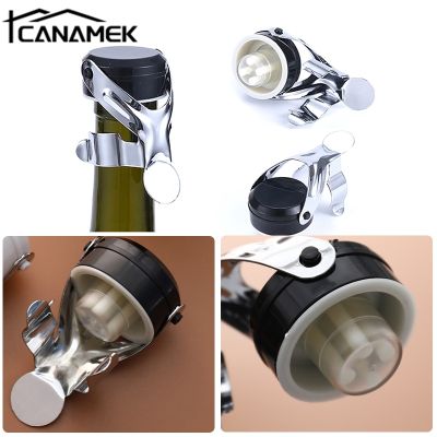 1pc Champagne Stopper Bottle Sealer for Champagne Cava Prosecco Sparkling Wine with a Built-In Pressure Pump