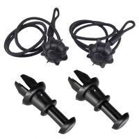 4 Pcs Trunk Lanyard Fixing Clip Parcel Shelf String Clips Holder Pivot Hanger 1M6867574A For VW GOLF MK5 MK6 5 6 Towels