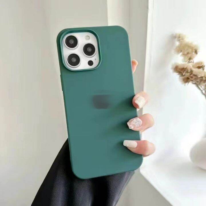 เคสโทรศัพท์มือถือซิลิโคน-แบบนิ่ม-ลายโลโก้-apple-1-7-มม-สีแคนดี้-บางพิเศษ-สําหรับ-iphone-12-13