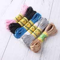 ♈ Nylon Rope 20mm Satin Cords DIY String Accessary Baby Silicone Teething Baby Teether Necklace Rattail Cord DIY Pacifier chain