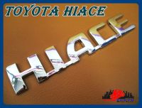 TOYOTA "HIACE" BODY EMBLEM "CHROME" STICKER  size 18x3.5 cm (1 SET) // โลโก้ HIACE ขนาด 18x3.5 ซม. สีเงิน ชุบโครเมี่ยม