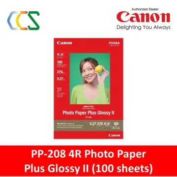 NEW Canon Photo Paper Plus Glossy II Pack 5 Sheets 10x15 cms 4x6 Inches  PP201