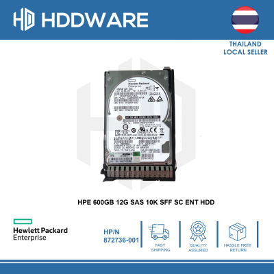 HPE 600GB 12G 2.5 SAS 10K SFF SC ENT HDD // 872477-B21 // 872736-001