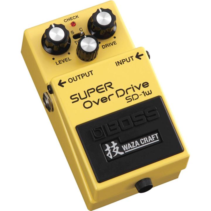 boss-sd-1w-super-overdrive-เอฟเฟคกีตาร์-เสียงขับ-ให้ซาวด์ธรรมชาติที่เรียบที่สุด-แถมฟรีถ่านพร้อมใช้งาน-made-in-japan