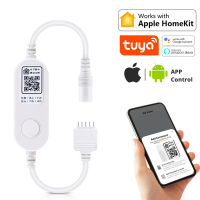 DC 12V WIFI RGBW RGBWW LED Strip Light Controller Apple Homekit Siri Voice Tuya Smart Life Work with Alexa , Home