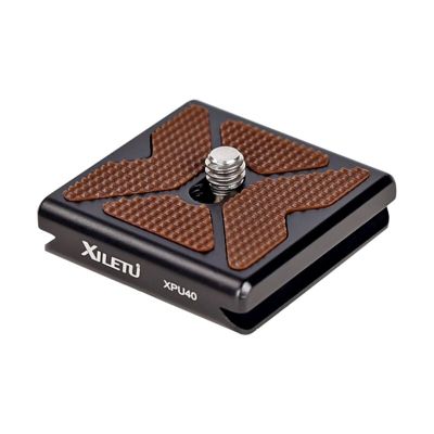 XILETU XPU40 Universal Quick Release Plate w 1/4″ General Screw ARCA SWISS Standard For Tripod Ball Head Cameras DSLRS SLRS