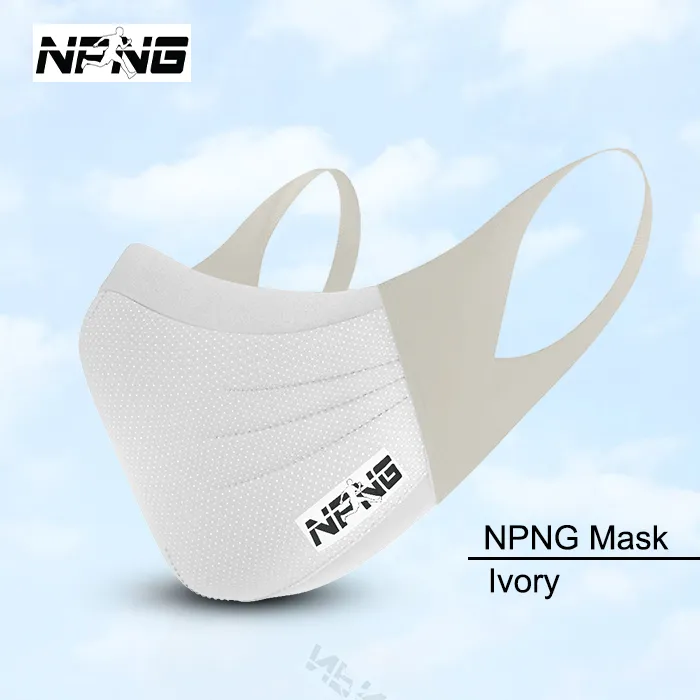 NPNG Sports Mask - Masker Olahraga Unisex (IVORY)