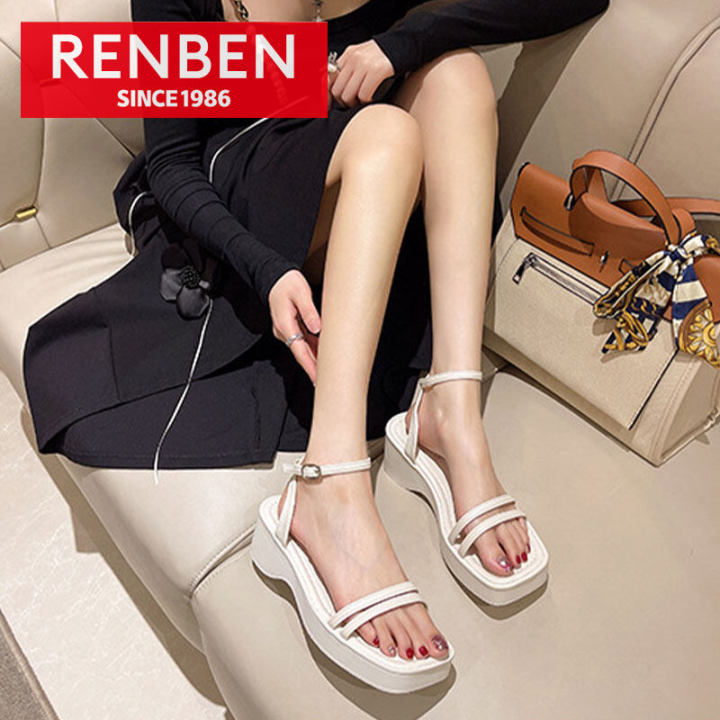 renben-รองเท้าแตะนิ้วเท้าทรงกลมสำหรับผู้หญิง-สามารถสวมใส่สวมใส่รองเท้าแตะสลิปเปอร์ชายหาดกันลื่นหมีน่ารักสามารถใส่ข้างนอกได้