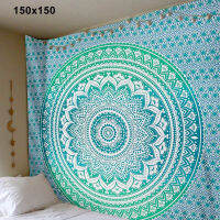 Ralapu Mandala Bohemian เสื่อโยคะผ้าคลุมตัวชายหาดผ้าห่มอินเดียแขวนผนัง Tapestry