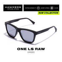 HAWKERS Black Chrome ONE LS RAW Sunglasses For Men And Women. UV400 Protection. Official Product Designed And Made In SpaIn HOLR21BLT0