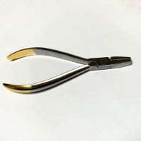 Dental Orthodontic Heavy Hollow Chop Contouring Arch Forming Plier Stainless steel wire bending Tool with 3 Grooves 14cm