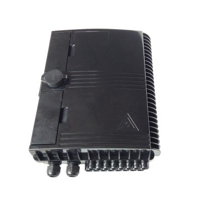 16 Core Fiber Optic Termination Box 16 port optical fiber distribution box 2X16 Core FTTX Fiber Optic Box Splitter Box Black