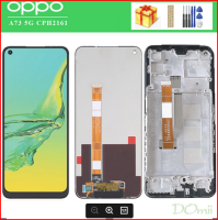 Origianl Lcd 6.5 "สำหรับ OPPO A73 5G CPH2161สัมผัสหน้าจอ LCD อะไหล่ทดแทนประกอบหน้าจอดิจิตอล