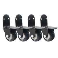 4Pcs L-Shaped Bracket Casters Wheels  2 Furniture Caster with Screws 120kg Load Capacity for Cots Flower Stands Desks Furniture Protectors Replaceme