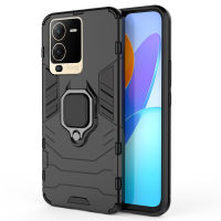 เคส Vivo S15 Case ชุดเกราะกันกระแทก Slim Rugged Hybrid Hard Plastic + Tpu Bracket Magnet 360 Ring Holder ฝาหลัง