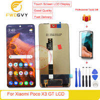 FWDGVY 6.6 "ของแท้สำหรับ Xiaomi Poco X3 GT 21061110AG หน้าจอดิจิตอลสัมผัสหน้าจอ LCD Lcds + อุปกรณ์ซ่อมของขวัญฟรี + กระจกเทมเปอร์1ชิ้น