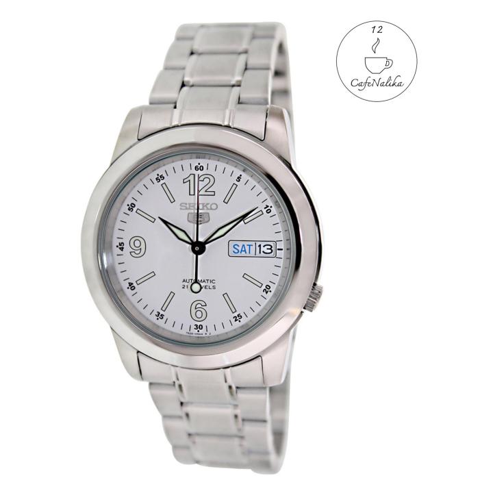 นาฬิกา-ไซโก้-ผู้ชาย-seiko-5-automatic-รุ่น-snke57k1-automatic-mens-watch-cafenalika