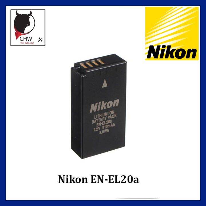 Original Nikon EN-EL20a Rechargeable Lithium-Ion Battery Pack | Lazada