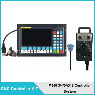 ✓◘☁ New CNC Kit M350 Motion Control System 3 Axis 4 Axis 5 Axis Motor Controller 5 Axis Handwheel Electronics Plug and Use