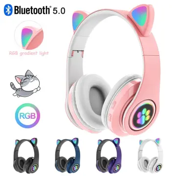 Brookstone wireless cat online ear headphones bluetooth headset