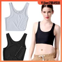 YIJIAN1984918 เสริม เสื้อกล้าม เครื่องไสหน้าอก เลสเบี้ยนข้ามเพศ เครื่องรัดตัว เสื้อกั๊กเต้านม ทอมบอยเลสเบี้ยน