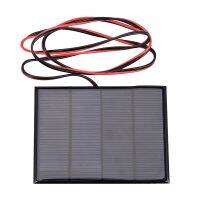 2X 1.5W 12V Mini Solar Panel Small Cell Module Charger with 1M Wire