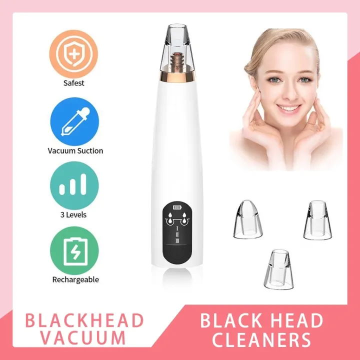 Electric Blackhead Vacuum Acne Cleaner Remover Skin Facial black head