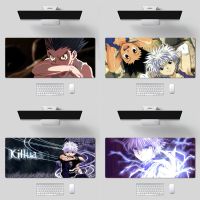 Hunter X Hunter Gon Killua เกมเมอร์เดสก์ท็อปแล็ปท็อปแผ่นรองเมาส์ยาง แผ่นรองเมาส์ขนาดใหญ่ แผ่นรองเมาส์ขนาดใหญ่