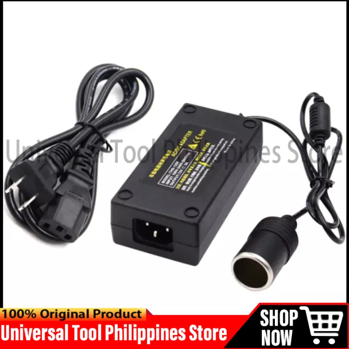 AC Adapter Car Charger Adapter Inverter 220V To 12V Air Pump Vacuum Cleaner DC Power Supply