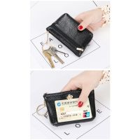 Flower element wallet leather texture ladies small wallet
