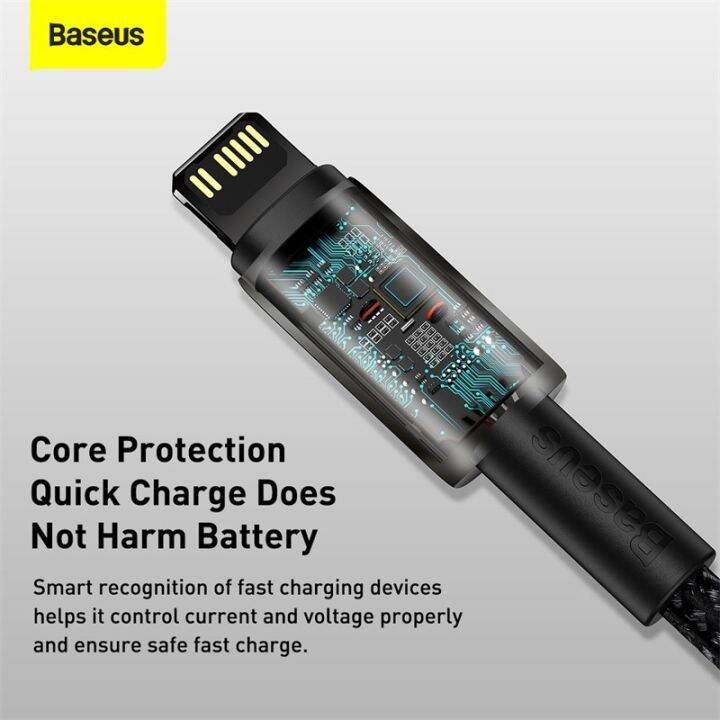 baseus-สายชาร์จ-pd-usb-c-20-วัตต์-18-วัตต์-สำหรับ-i13-i11-i8-xr