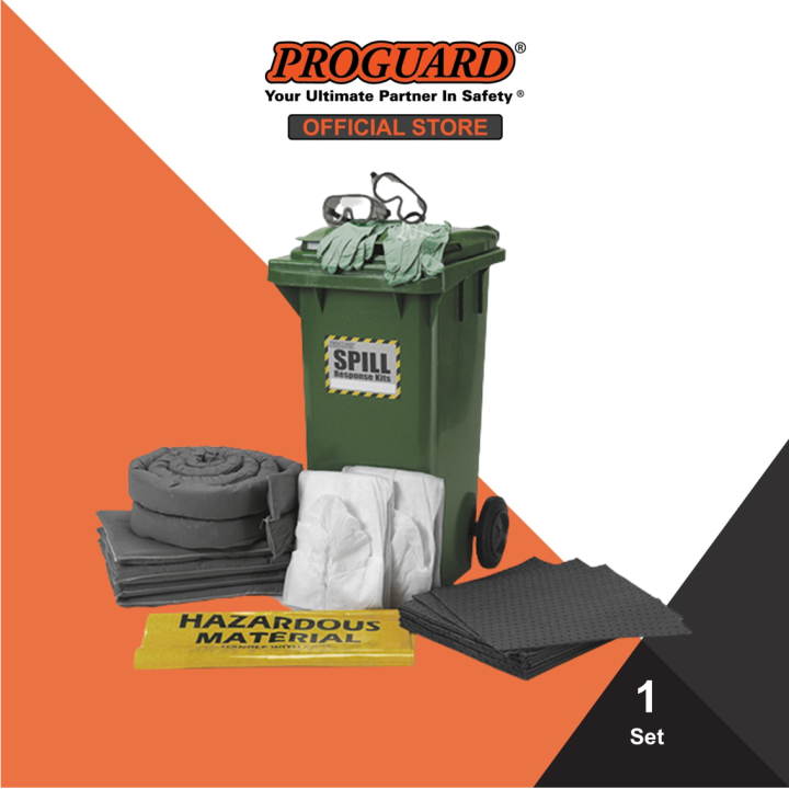 Proguard 120 litre Dispenser Spill Kit Cart Universal Lazada