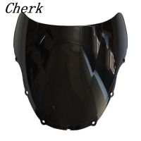 New Black Motorcycle Double Bubble Windshield Windscreen Fairing For Honda CBR600 CBR 600 F4 1999-2000