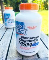 Glucosamine Chondroitin MSM with OptiMSM® 240 Veggie Caps (Doctors Best®) กลูโคซามีน ซัลเฟต คอนดรอยติน และซัลเฟอร์